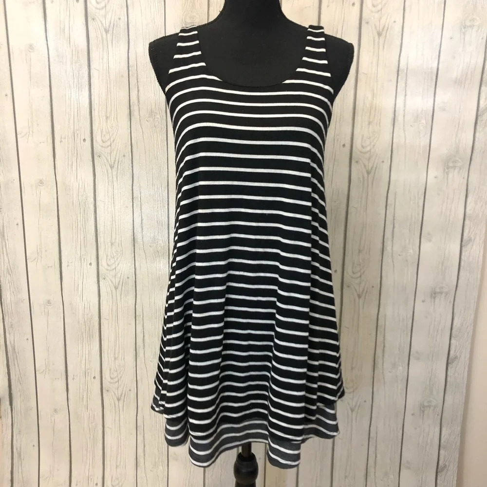 Puella striped sleeveless swing dress‎ xs